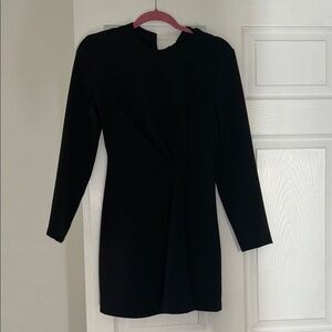 Zara Black Long Sleeve Dress